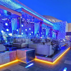 Omnia Las Vegas Terrace Table